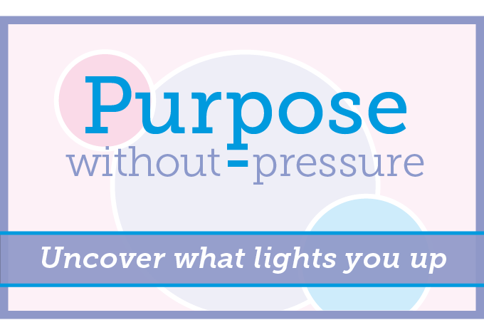 Purpose Without Pressure - sidebar links to product