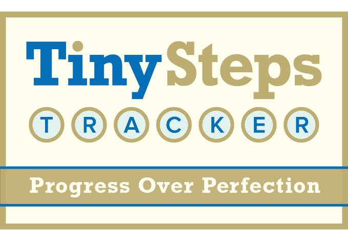 Tiny Steps Tracker sidebar links to product