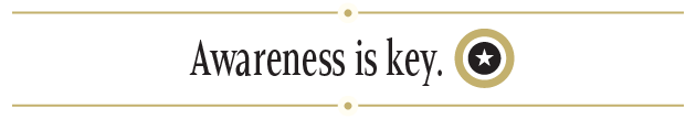 "Awareness is key." image quote