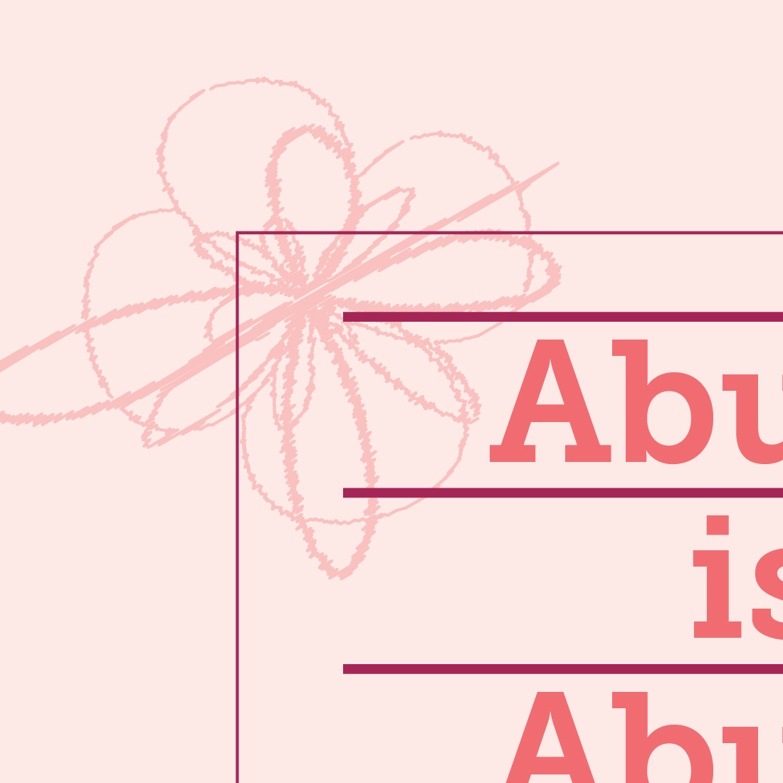 Abuse is Abuse Poster - product image detail Abuse is Abuse Poster - product image detail
