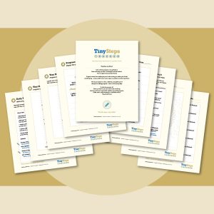 Tiny Steps Tracker printable - product image