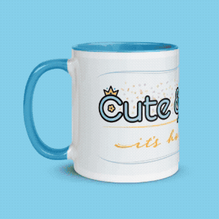 Cute & Worthy Collection - Mug shown is six different colors.