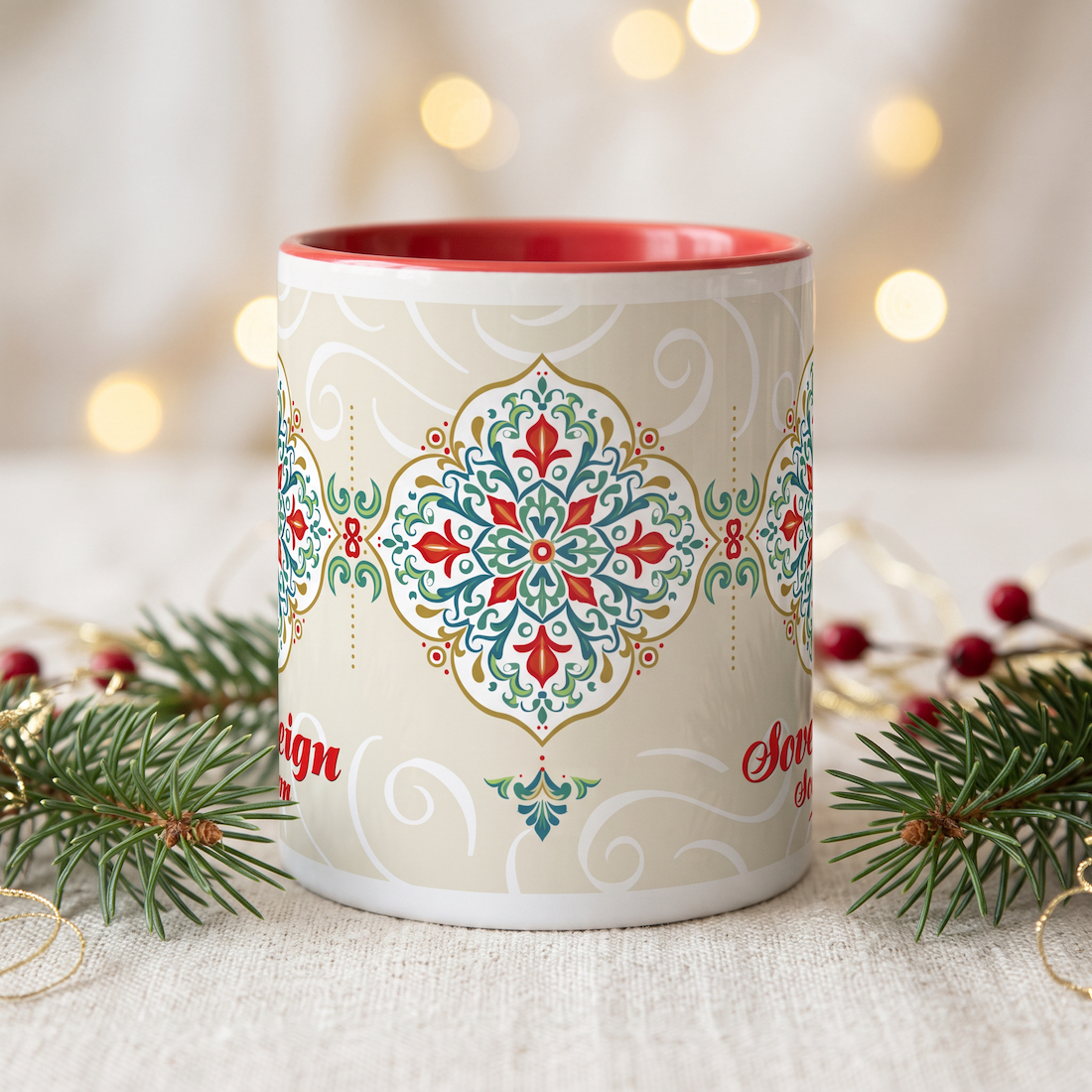Sovereign Season Mug front Sovereign Season Mug front