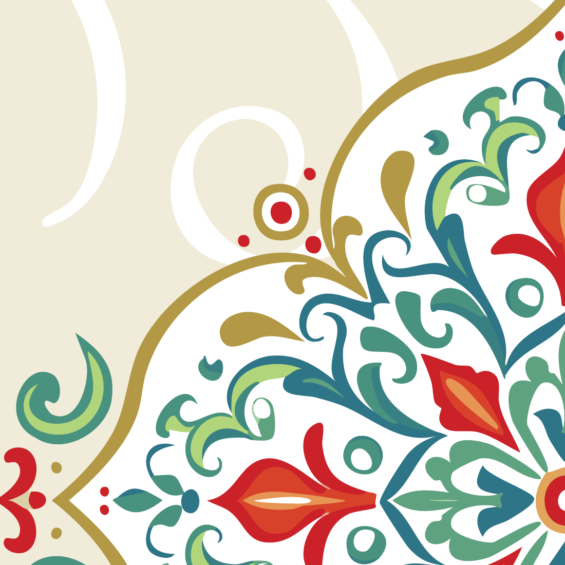 Sovereign Season Holiday Poster close-up highlighting detailed motif design Sovereign Season Holiday Poster close-up highlighting detailed motif design